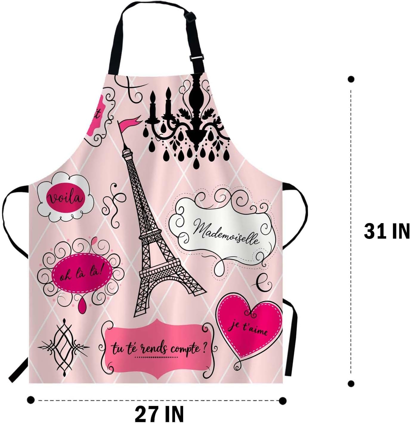 Wondertify Doodle Frames in French Style Apron