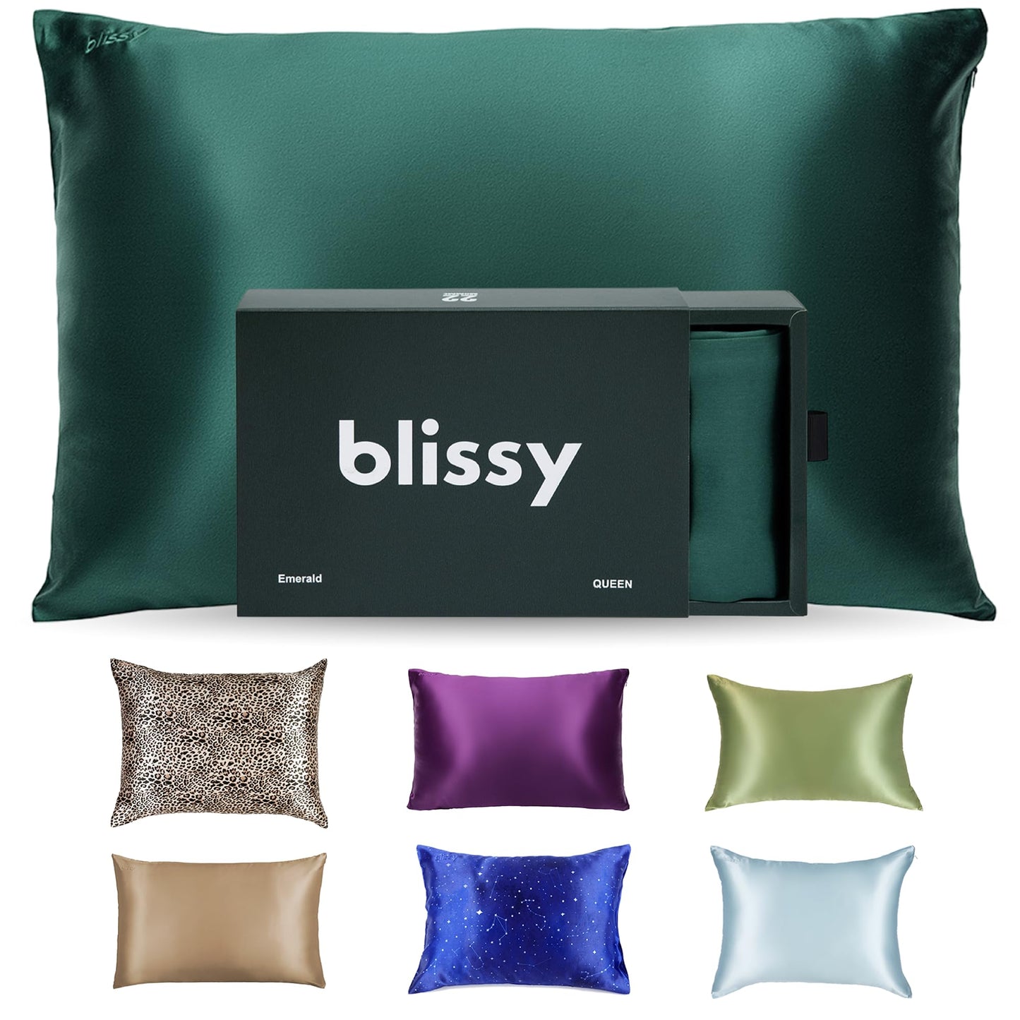 Blissy Silk Pillowcase - 100% Pure Mulberry Silk