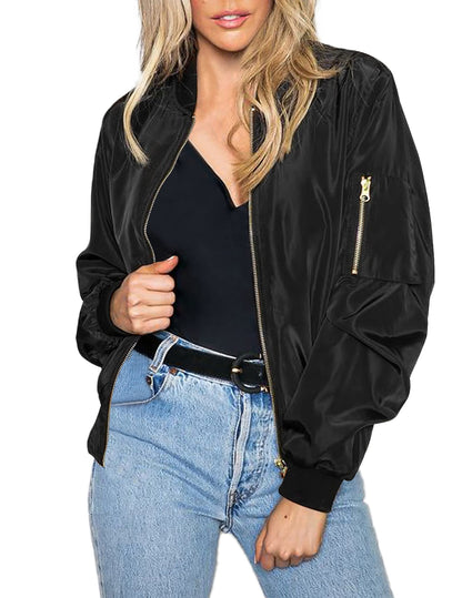 Zeagoo Women Bomber Jacket