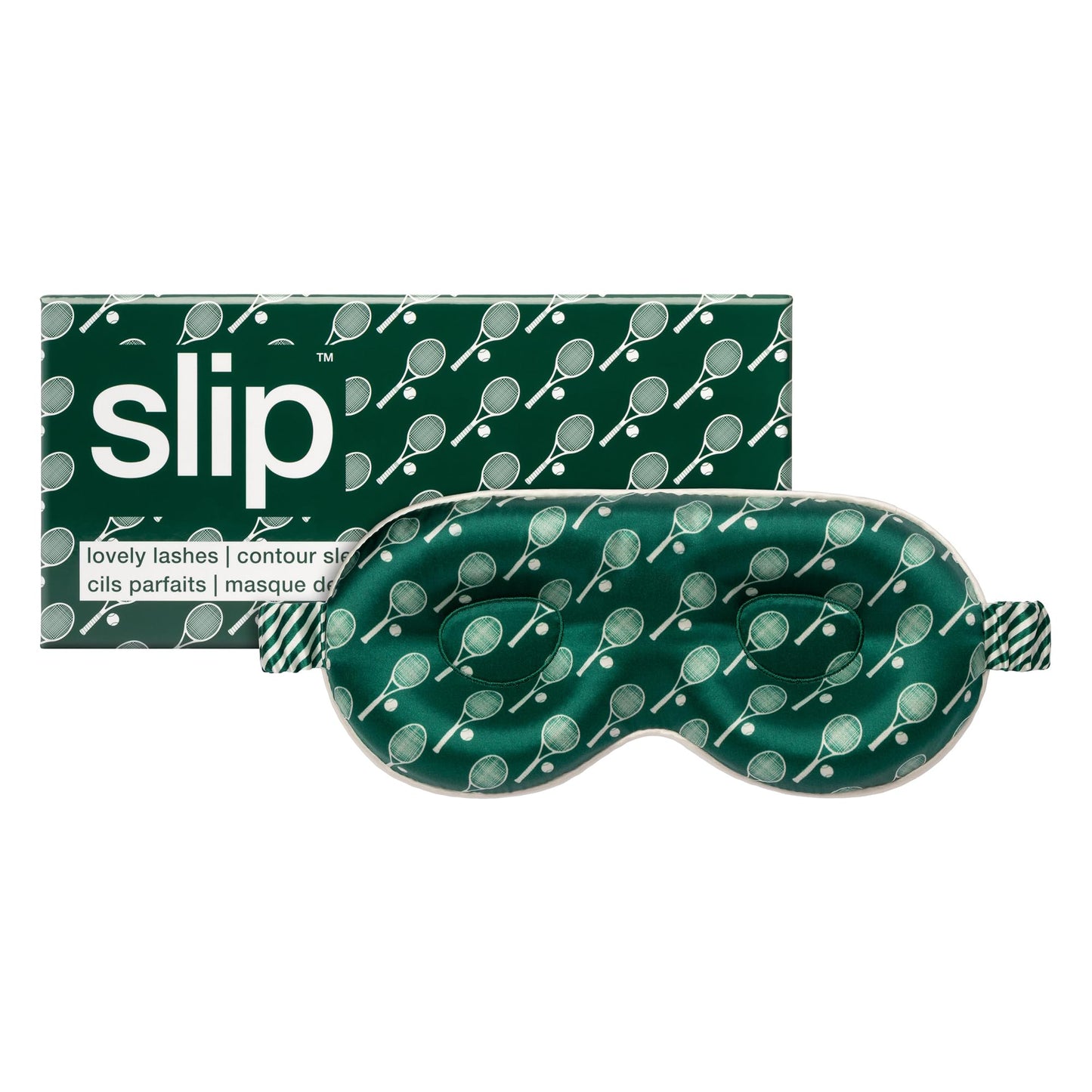 slip Pure Silk Contour Sleep Mask: Protect Your Delicate Lashes with Our Innovative, Lash-Friendly Design. Experience Uninterrupted Beauty Sleep with Slipsilk™ Comfort, 1 Contour Mask, Scarlet