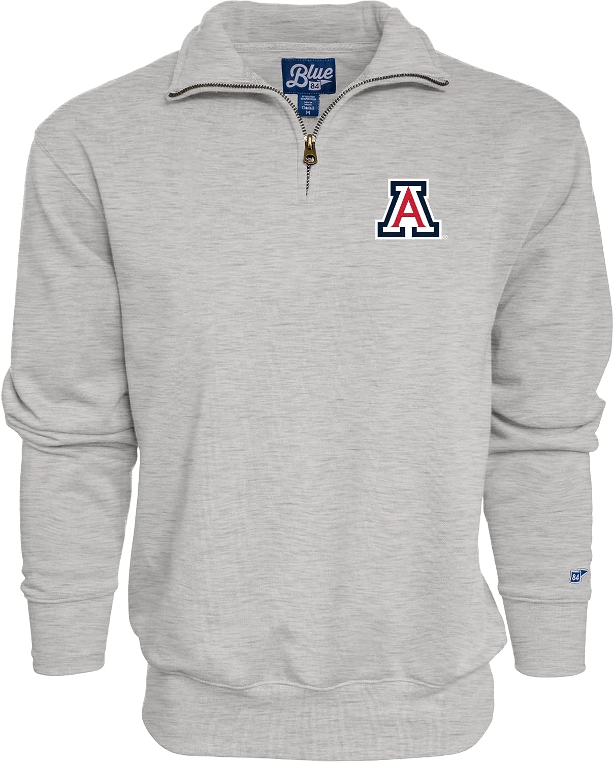 Blue 84 NCAA mens Quarter Zip Sweatshirt Icon