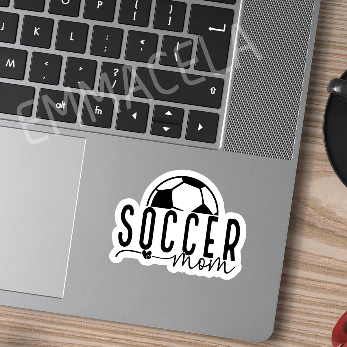(3PCS) Soccer Mom Sticker - Waterproof Vinyl Decal for Books, Laptops, Tumblers, Water Bottles, Scrapbooks - Sport Stickers Gift for Mom, Mama - 3 x 2.3 Inch.