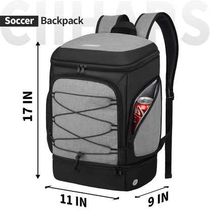 Soccer Backpack,Soccer Bag with Ball Holder and Shoe Compartment