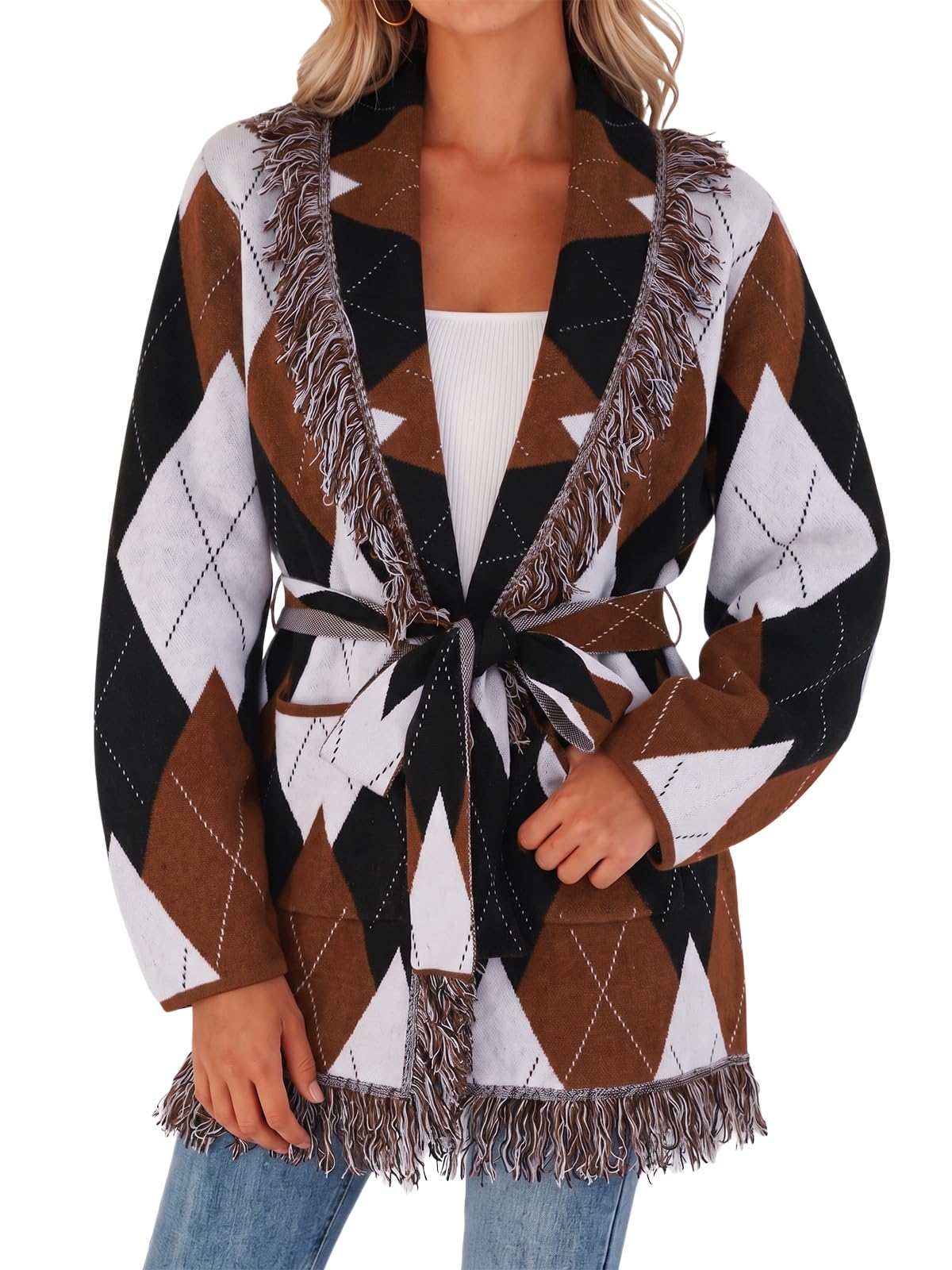 Cicy Bell Women Open Front Cardigans