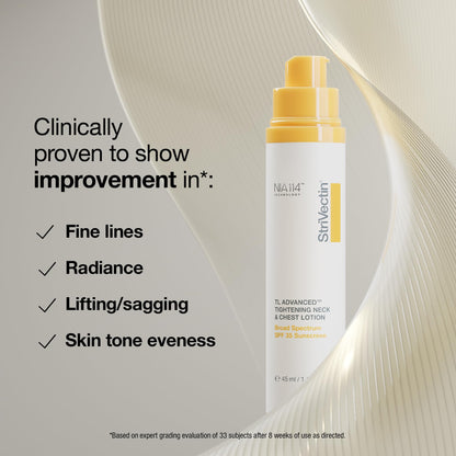 StriVectin Tighten and Lift Advanced Neck Cream PLUS with Alpha-3 Peptides for Neck and Décolleté, Smoothing Look of Wrinkles and Fine Lines, Improves Crepey Skin and Vertical Lines