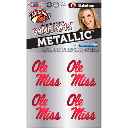 Alabama Waterless Temporary Tattoos - Hypoallergenic Peel and Stick Waterproof Temporary Tattoos - Officially Licensed