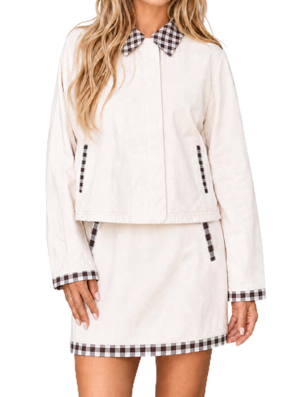 Tankaneo Womens Plaid 2 Piece Outfit