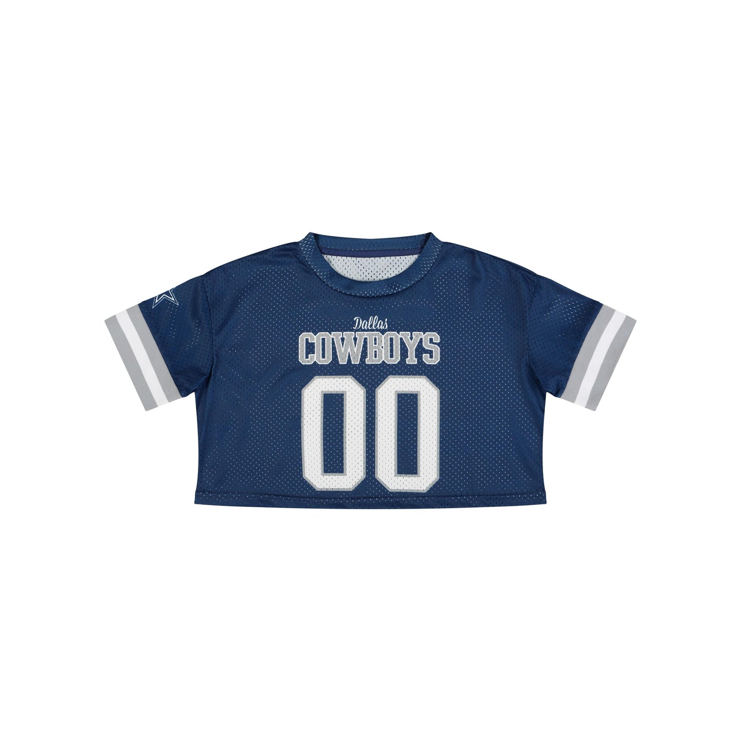 FOCO NFL Womens NFL Ladies Fashion Gameday Jersey Mesh Crop Top Shirt