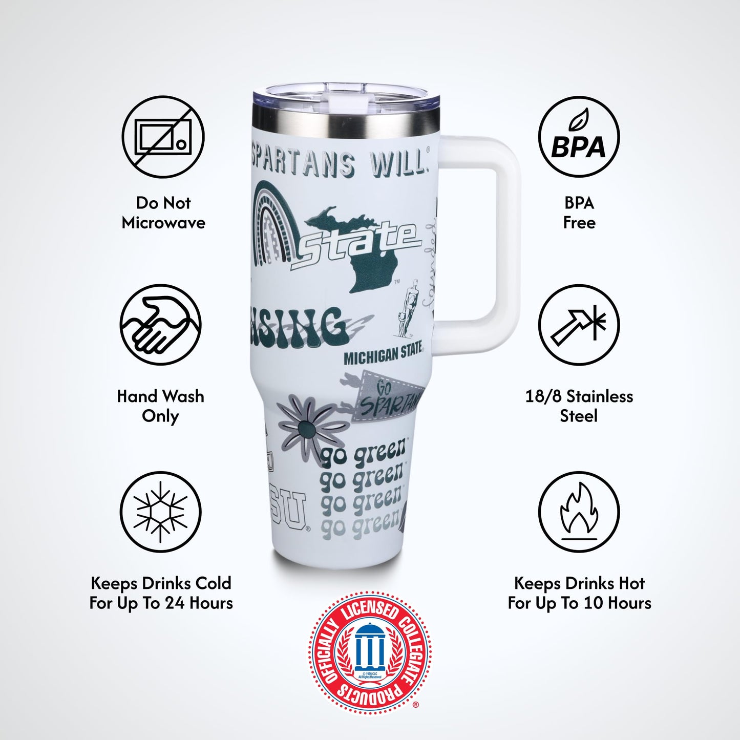 The Memory Company Officially Licensed NCAA - Texas A&M University 40oz Team Spirit Game Day Tumbler