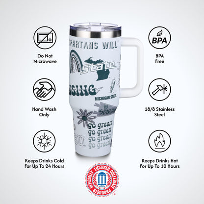 The Memory Company Officially Licensed NCAA - Texas A&M University 40oz Team Spirit Game Day Tumbler