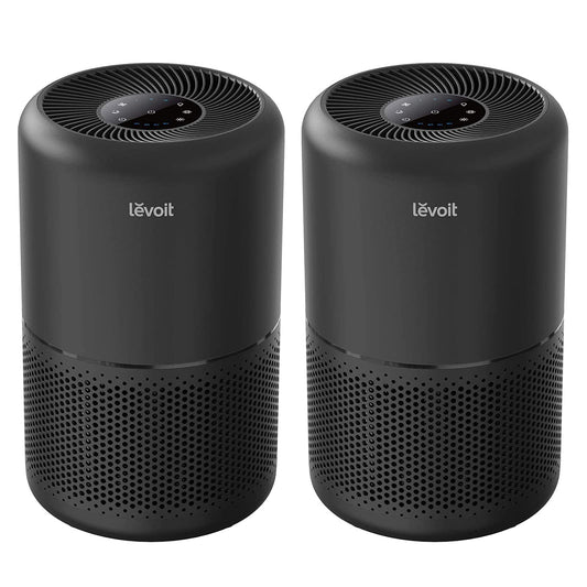 LEVOIT Air Purifier for Home Allergies Pet Hair in Bedroom, Covers Up to 1073 ft² by 56W High Torque Motor, AHAM VERIFIDE, 3-in-1 Filter with HEPA Sleep Mode, Remove Dust Smoke Odor, Core300-P, White
