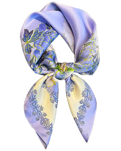 Saiusloa Neck Scarf For Womens Silky Head Scarves Hair Bandanas Square Scarf Fashion Accessories lightweight