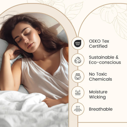100% Egyptian Cotton Sheets King Size Sheets Set with Fully Elasticated 15" Deep Fitted Sheet & Pillowcase Sets, 800TC Sateen Weave Hotel Collection King Sheet Set, Soft Luxury White Bedding
