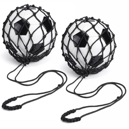 TOBWOLF Football Kick Trainer, Soccer Return Trainer Net Fits Ball Size 3, 4, 5, Hands-Free Soccer Kick Throw Training Aid