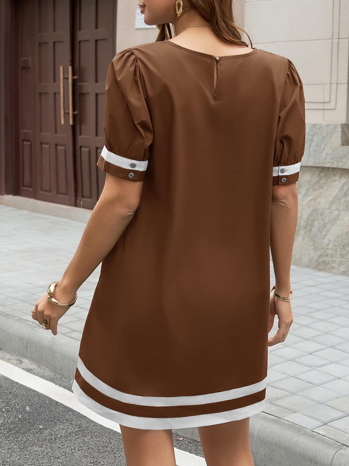 Wenrine Womens Summer Mini Dress