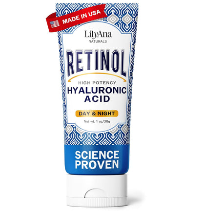 LilyAna Naturals Anti Aging Retinol Face & Neck Cream for Women
