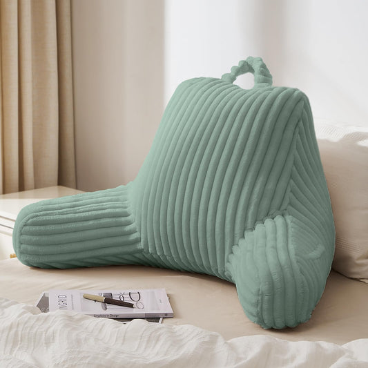 Blissful Diary Reading Pillow, Backrest Pillow with Shredded Memory Foam