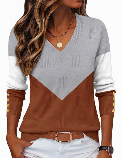 Zeagoo Womens V Neck Sweaters