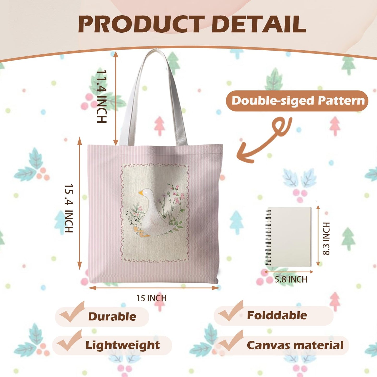 Striped series canvas bags