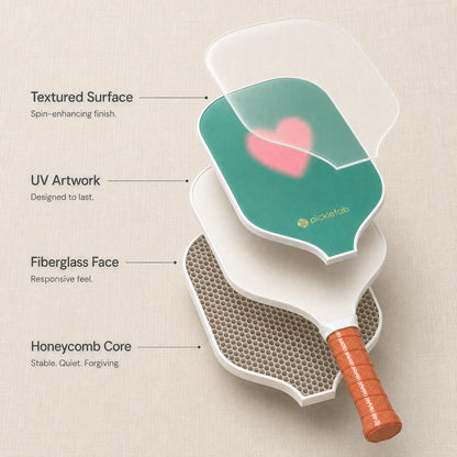 Cute Pickleball Paddles for Women | Girly & Aesthetic Designs