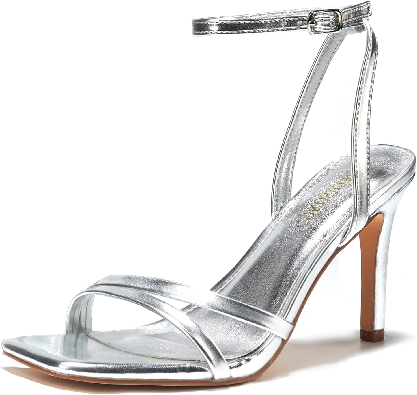 LULLASONG Strappy Ankle Strap High Heels