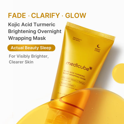 medicube Wrapping Mask PDRN Caffeine - Overnight Peel Off Facial Mask