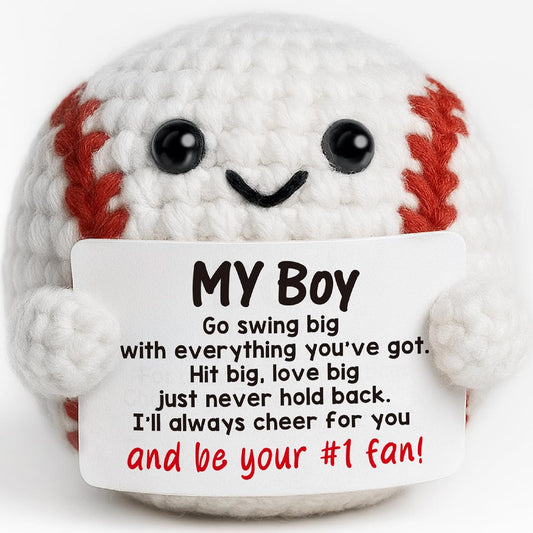 Baseball Gifts for Boys Son Birthday Christmas Positive Crochet Animals
