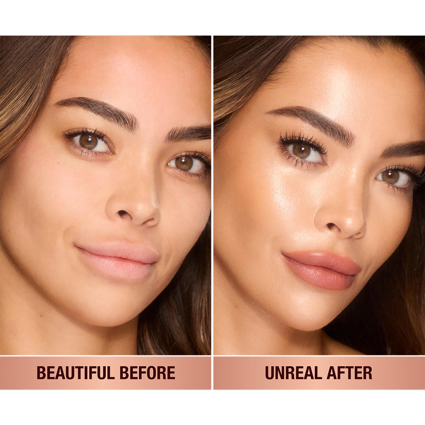 Charlotte Tilbury Unreal Skin Tint & Sheer Glow Hydrating Foundation Stick - Cream Foundation Makeup with Sheer-to-Light Coverage & a Buildable Formula - Blurring, Smoothing & Nourishing