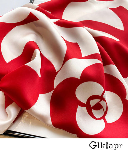 Satin Bandana Headscarf for Women Silky Hair Scarves for Fashion Lightweight