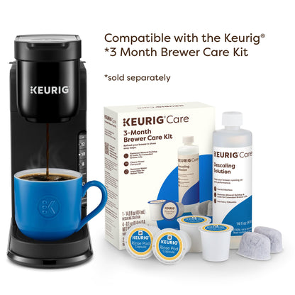 Keurig K-Express Single Serve K-Cup Pod Coffee Maker, 3 Brew Sizes, Strong Button Feature, 42oz Removable Reservoir, Island Berry