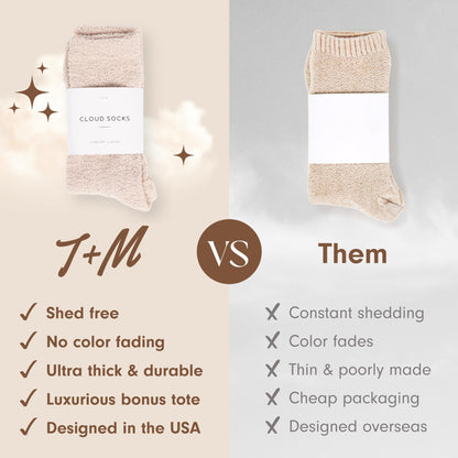Unboxme Gifts Warm & Cozy Ultra-Luxe Cloud Sock