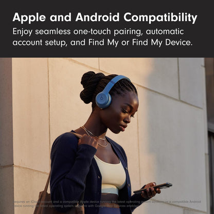 Beats Solo 4 - Wireless On-Ear Bluetooth Headphones, Up to 50-Hour Battery Life, Ultra-Lightweight Comfort, Powerful and Balanced Sound, Apple & Android Compatible - Amazon Exclusive Metallic Pink