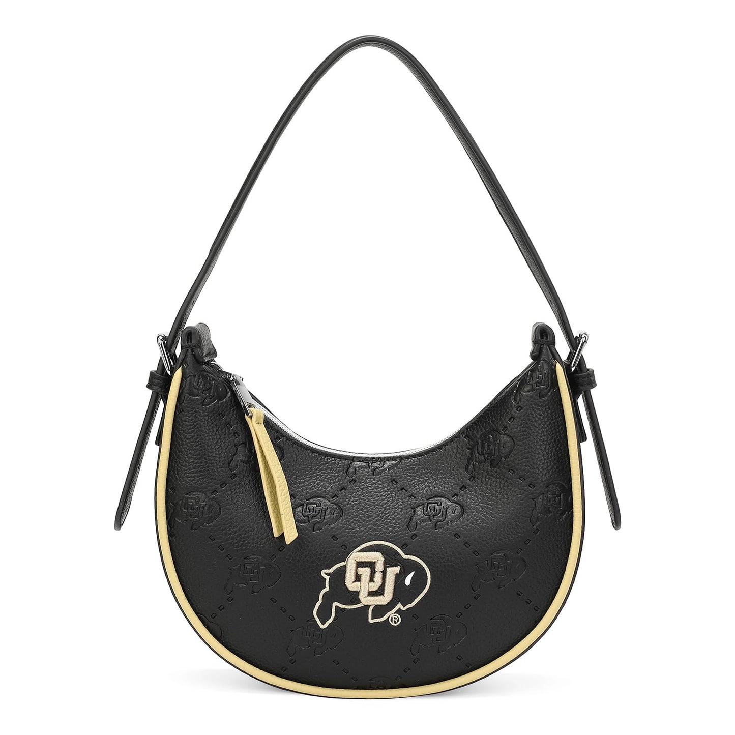 NCAA Crescent Shoulder Bag for Women, Half Moon Clutch Purses for Birthday/Graduation Gifts