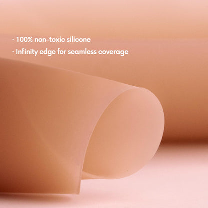 CAKES Body® Grippy Non-Adhesive Silicone Nipple Covers for Women (NO STICKY ADHESIVE) - Reusable, Silicone (Circle)