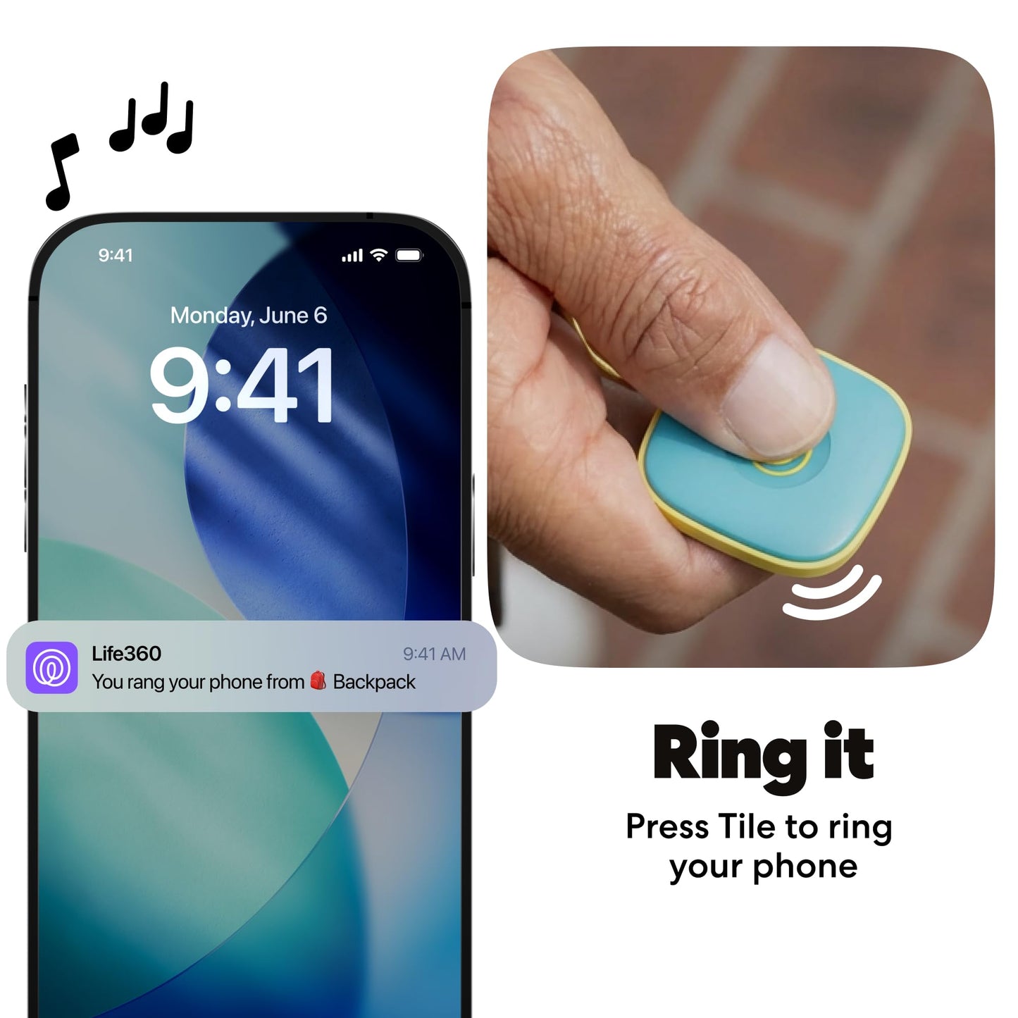 Life360 Tile - Bluetooth Tracker, Keys Finder and Item Locator for Keys, Bags and More. Phone Finder. Both iOS and Android Compatible. 1-Pack (Green Surf)