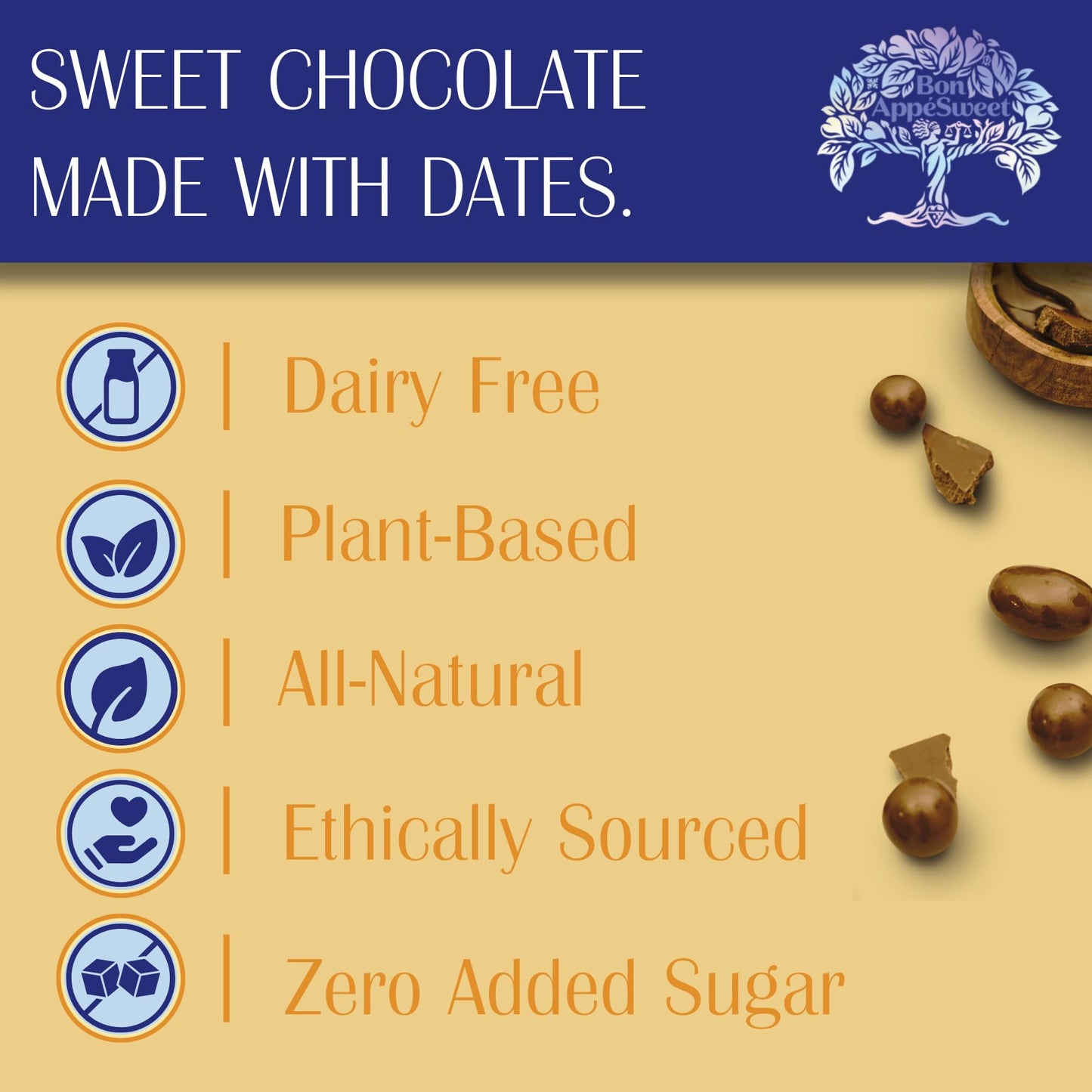 Bon Appesweet Date Sweetened Chocolate Variety