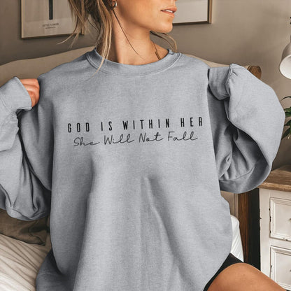 Sulayesh Christian God Is Within Her Sweatshirts