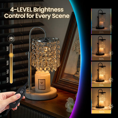 Candle Warmer Lamp with Timer & Dimmer