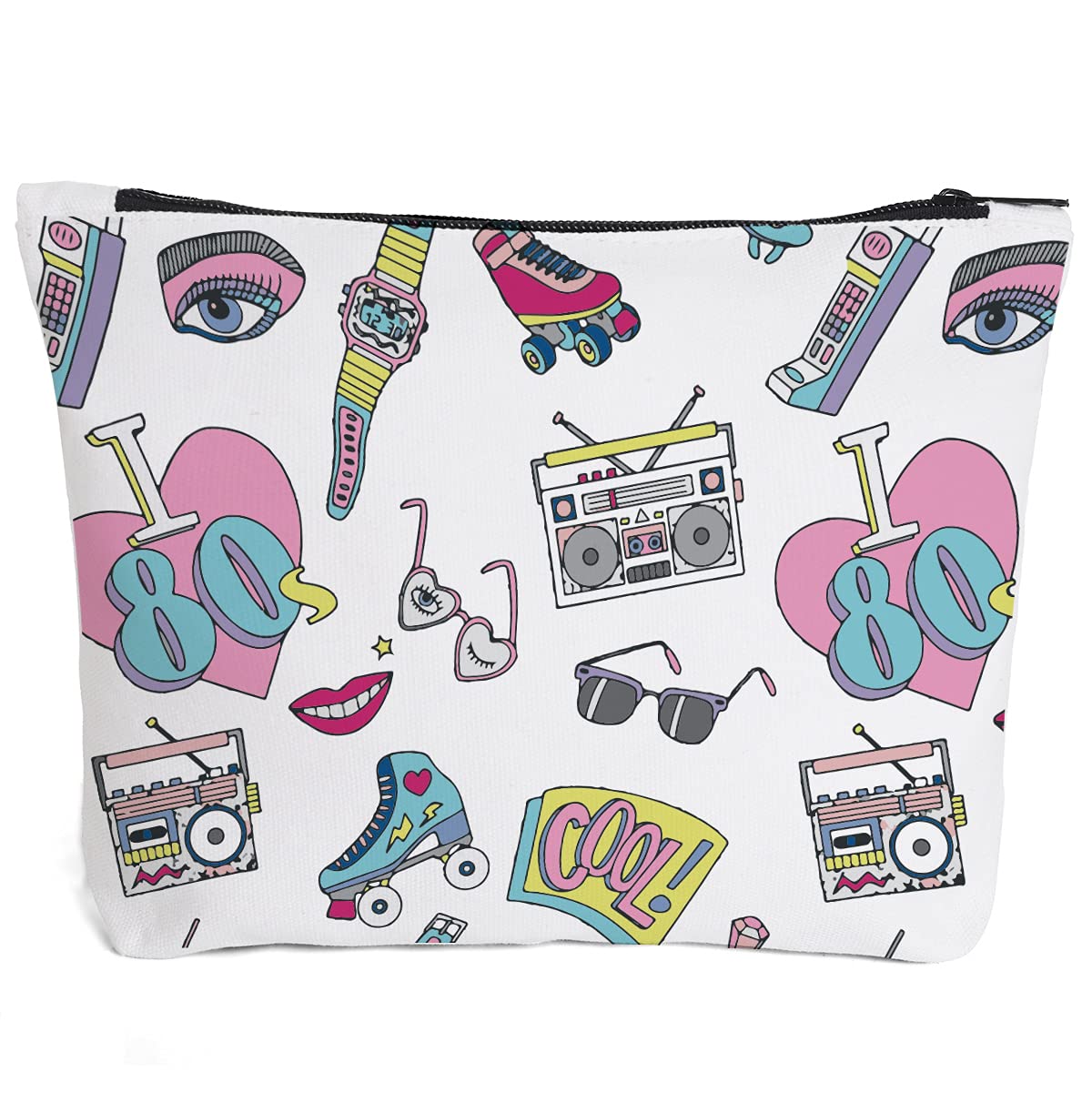 Funny gift Friend makeup bag, Best friend Cosmetic Bag, Friends Theme Natural Reusable Eco-Friendly Makeup Bag Gifts, for Women Men Best Friends Birthday Christmas Gift