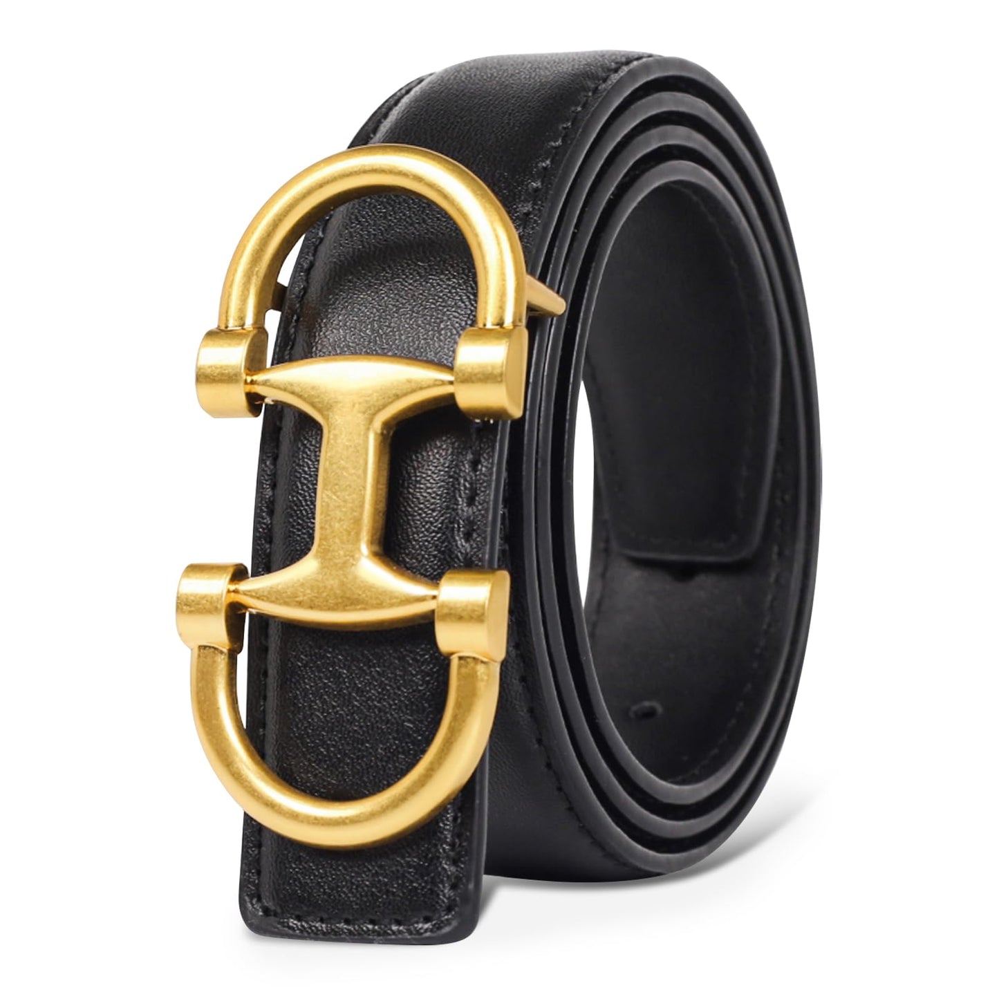 Relang Women's Belts with Gold Buckle