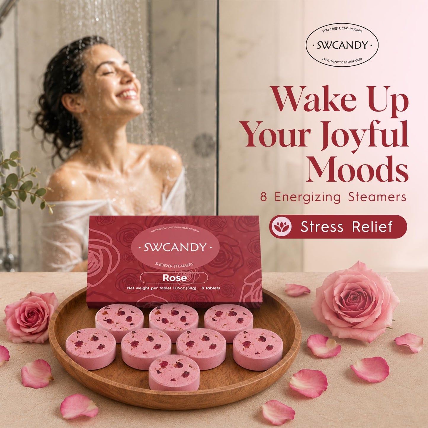 SWCANDY Shower Steamers Aromatherapy