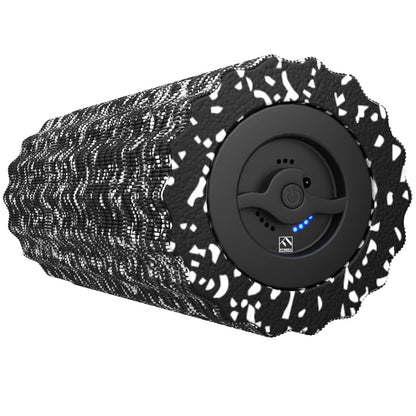 FITINDEX Vibrating Foam Roller for Back Pain, FSA&HSA Eligible, 5-Speed Muscle Massage, Exercise, Muscles Deep Tissue, Physical Therapy, Pilates, Yoga, Neck, Leg, Rechargeable, Travel Portable, Gray
