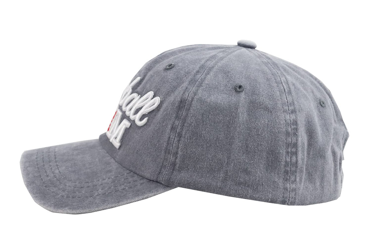 Distressed Baseball Mom Dad Hat for Women, Adjustable Washed Embroidered Baseball Cap for Mama