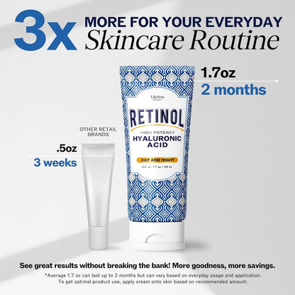 LilyAna Naturals Anti Aging Retinol Face & Neck Cream for Women