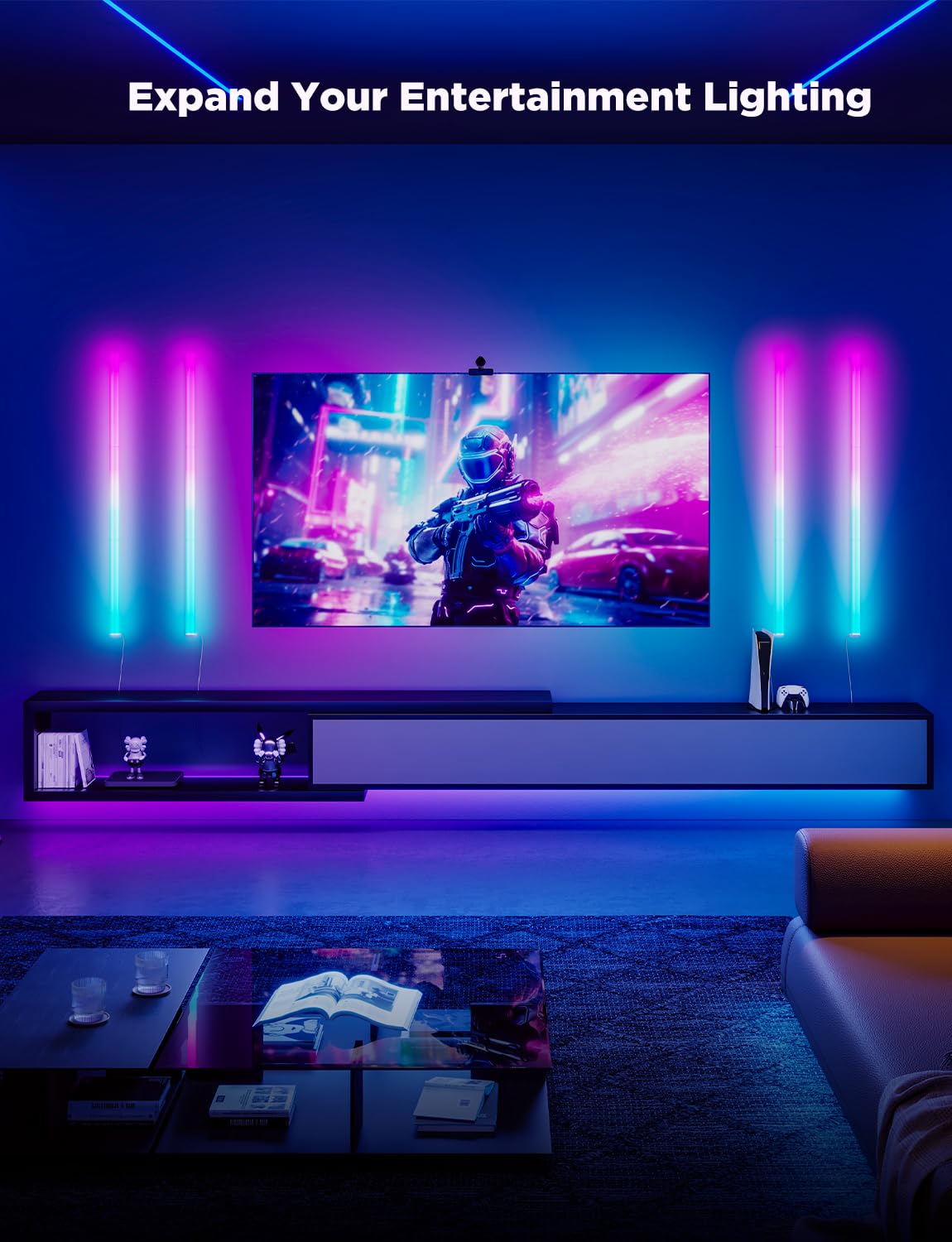 Govee Glide Wall Lights, RGBIC LED Light