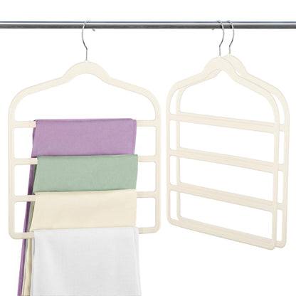 Velvet Pants Clothes Hanger Space Saving Non Slip Pants Shorts Hanger