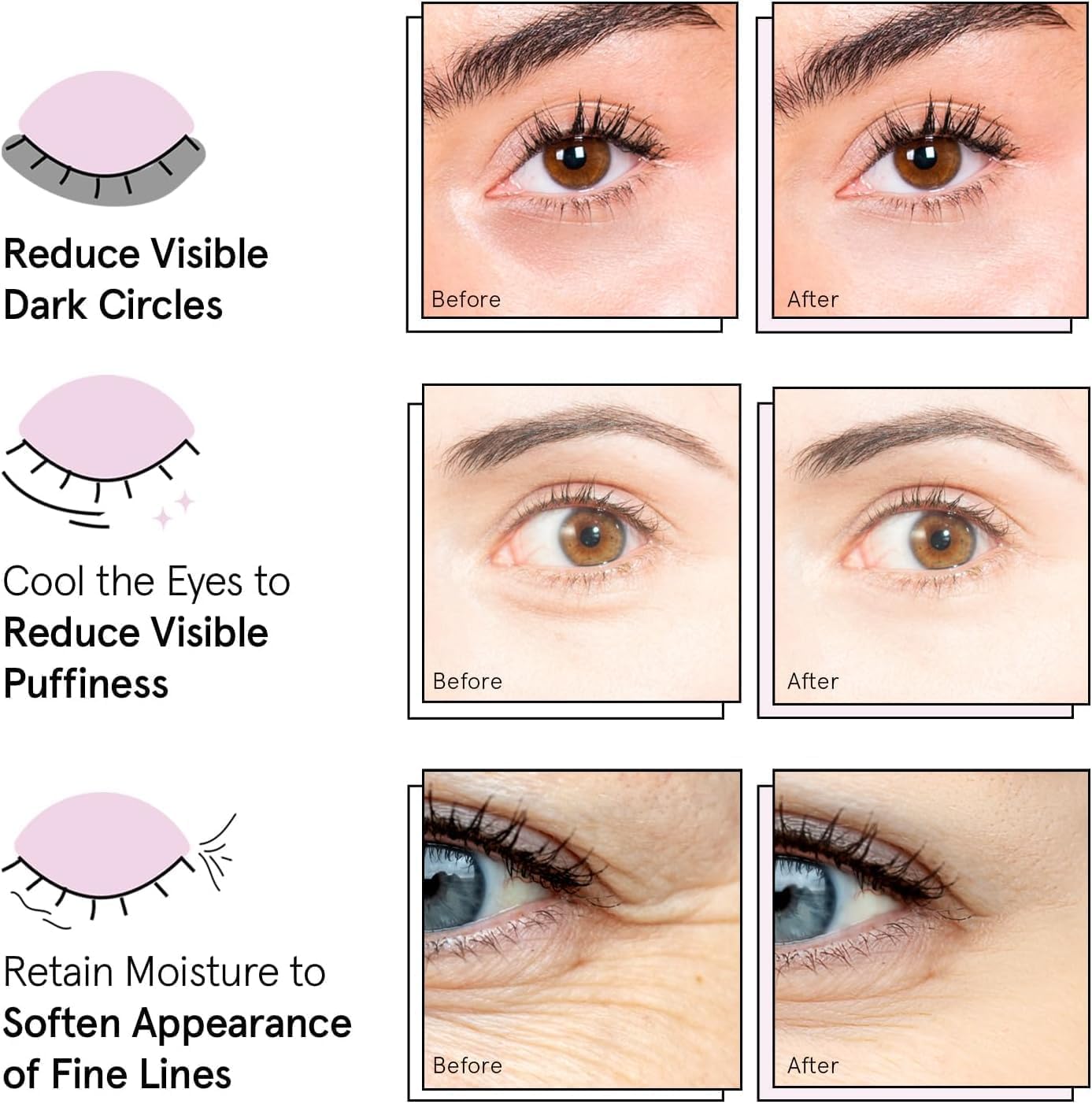 grace & stella Under Eye Patches (12 pairs) Eye Masks for Puffy Eyes and Dark Circles - Gifts for Women, Bridesmaids, Birthdays, Bachelorette Party, Self Care Gifts for Women - Vegan Cruelty-Free