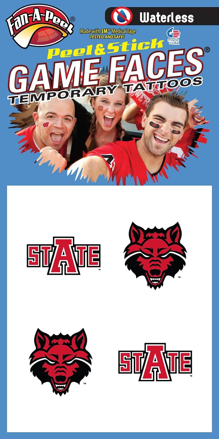 Alabama Waterless Temporary Tattoos - Hypoallergenic Peel and Stick Waterproof Temporary Tattoos - Officially Licensed