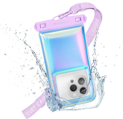 VELVET CAVIAR Waterproof Phone Pouch with Lanyard