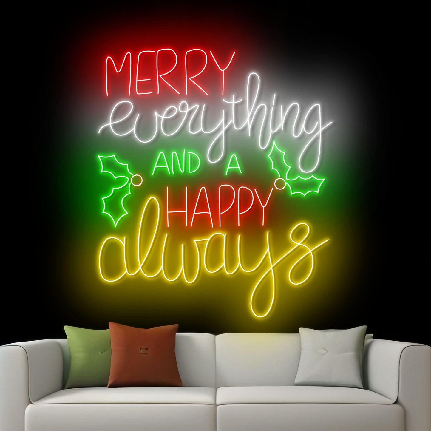 Custom Merry Christmas Tree Neon Sign Led Sign LED Lights (Merry Christmas)